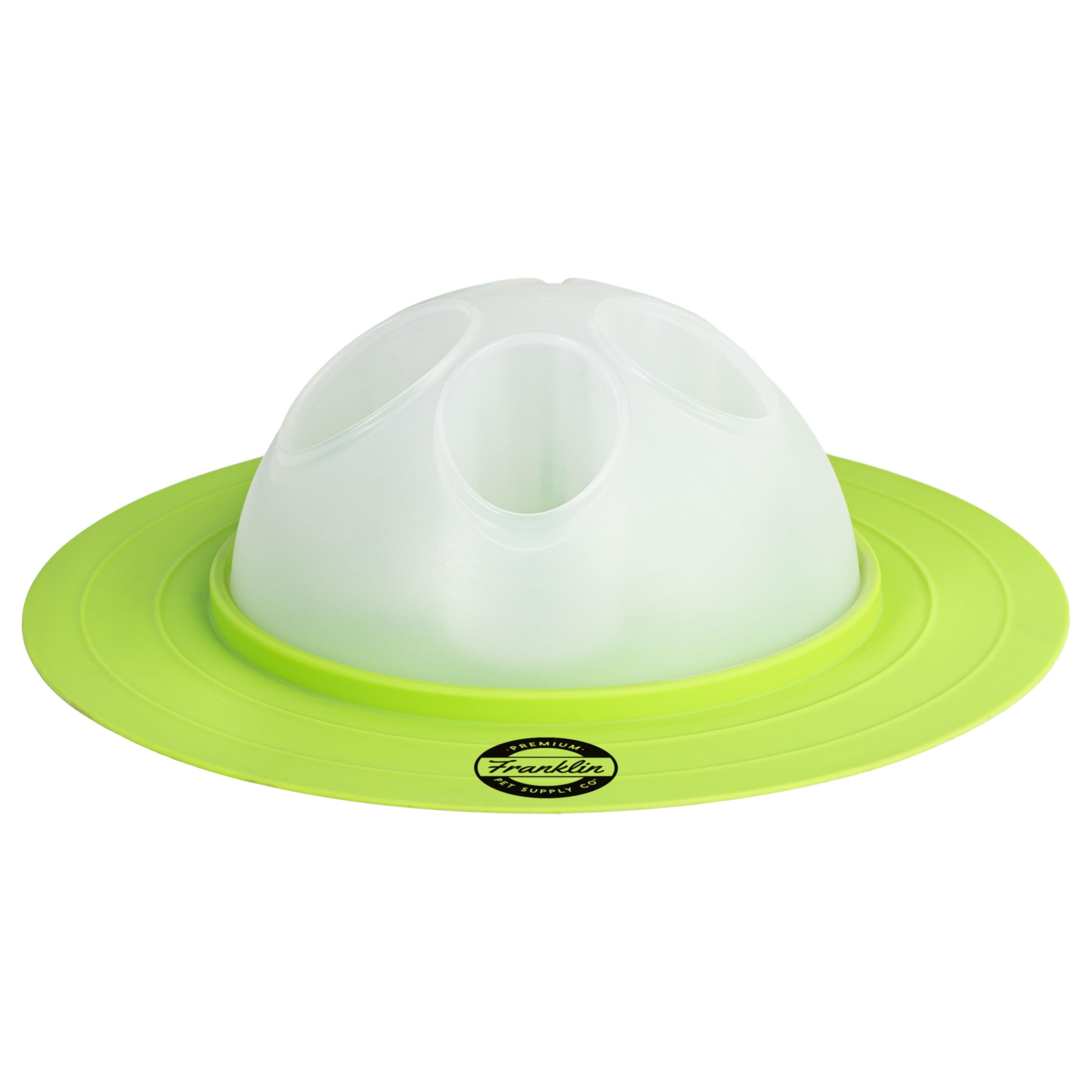 Green and White Interactive Cat Digging Slow Feeder Bowl