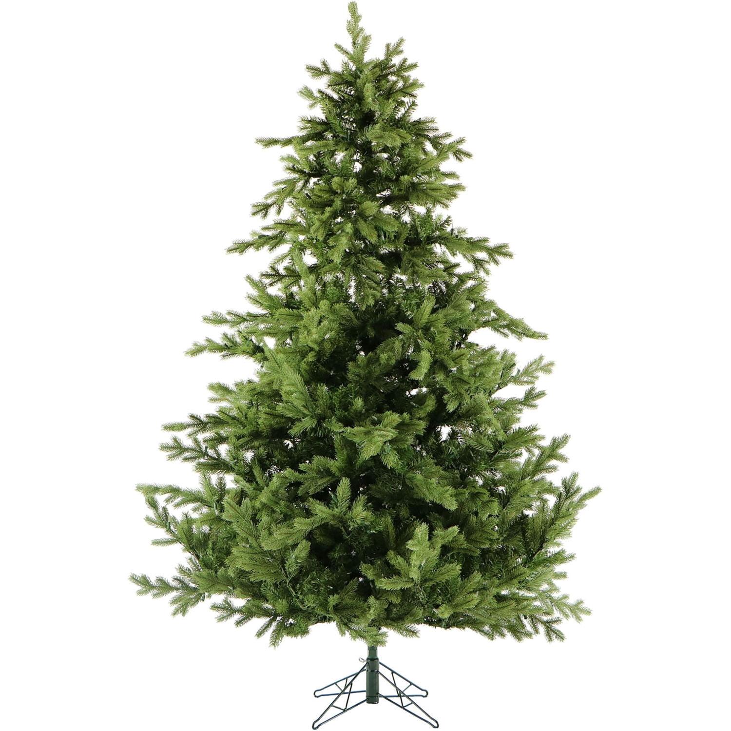 Foxtail Pine 10' Green Artificial Christmas Tree with Metal Base