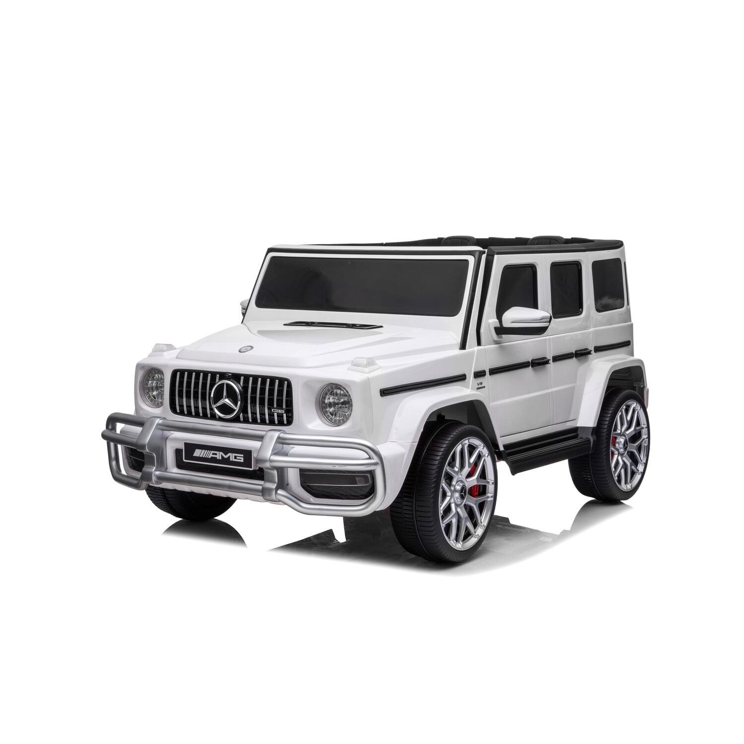 Freddo White 24 V Mercedes G63 Powered Ride-On with Parental Remote Control