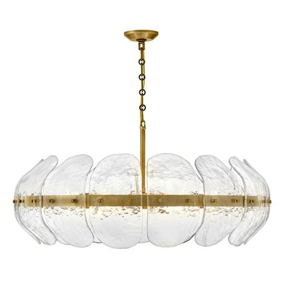 Bascom Drum Chandelier - Brass / 38.5"Dia