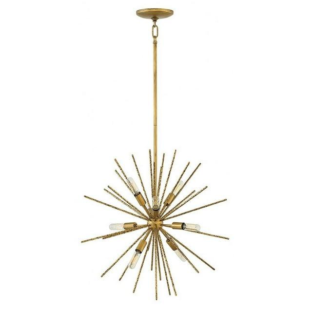 -Eight Light Stem Hung Pendant-22 Inches Wide By 22 Inches Tall Fredrick Ramond Lighting Fr43014bng