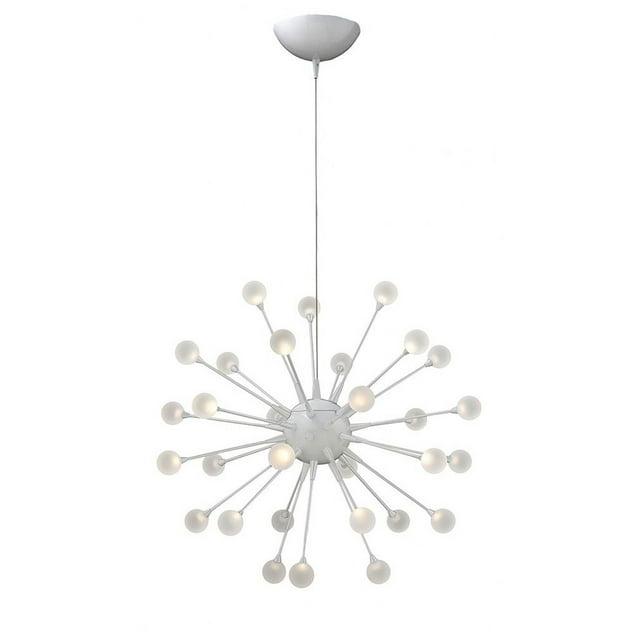 Fredrick Ramond Fr44413 Impulse 30 Light 24" Wide Integrated Led Chandelier - Cloud