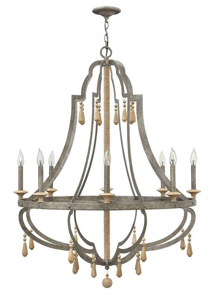 6-Light Candle Style Empire Chandelier