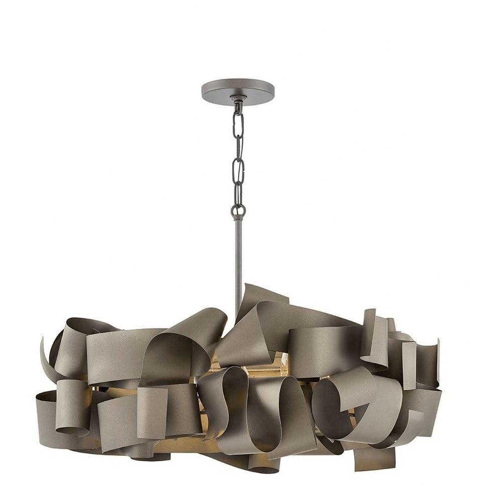 Delfina Five-Light Chain-Hung Modern Chandelier