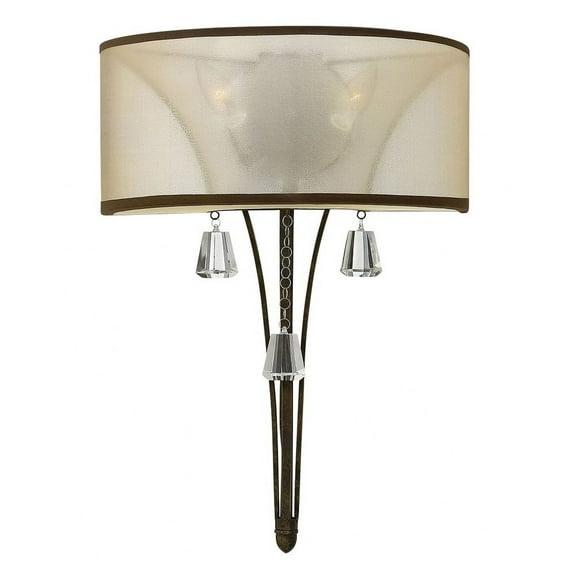 Fredrick Ramond Lighting - Mime-Two Light Wall Sconce-14 Inches Wide by 20.5
