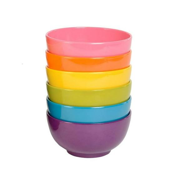 French Bull Assorted Color Melamine Bowl, Set of 6