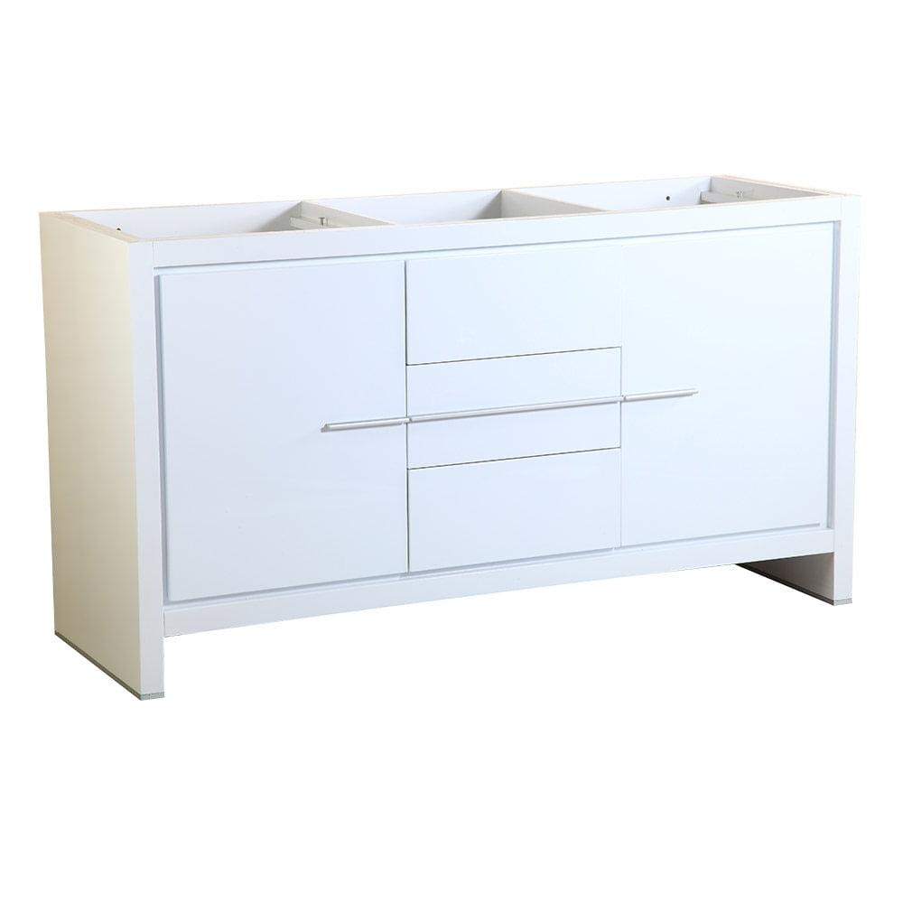 Allier 60" Freestanding Double Sink Bathroom Vanity Base Only (Top and Sink Not Included)