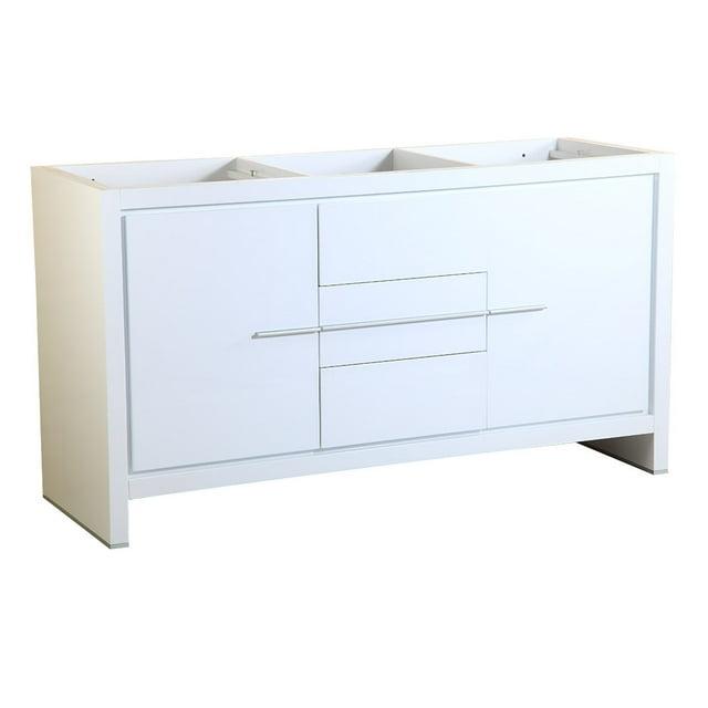 Allier 60" Freestanding Double Sink Bathroom Vanity Base Only (Top and Sink Not Included)