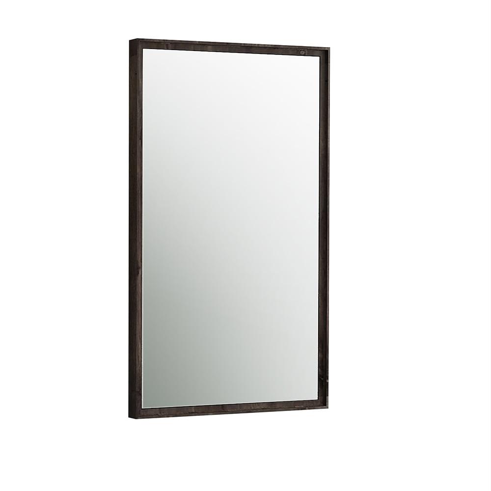 Classical Formosa 20" Acacia Wood Rectangular Vanity Mirror