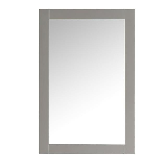 Hartford 20" Traditional Rectangular Wood Framed Bathroom Vanity Mirror