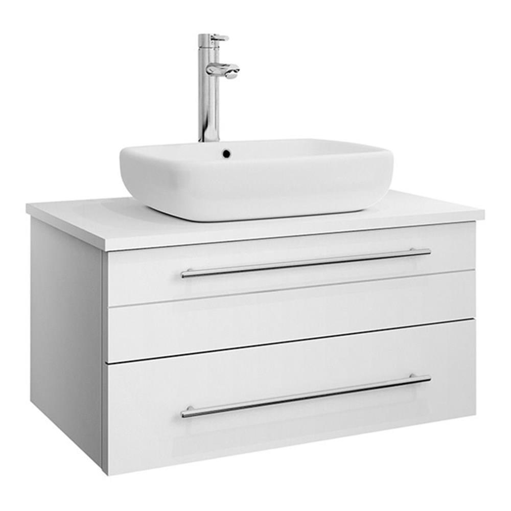 Lucera 30'' Single Bathroom Vanity with Quartz Top