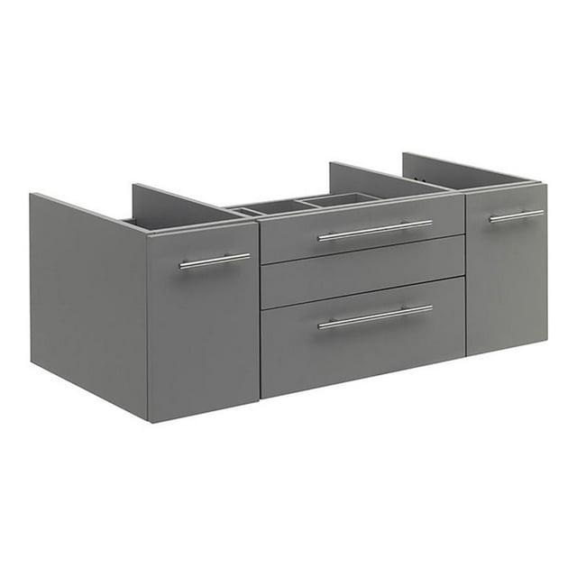 Fresca Lucera 42" Wall Mount Single Vessel Sink Bathroom Vanity Base Only (Top & Sink Not Included)