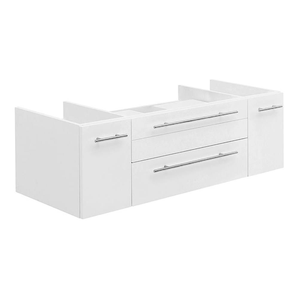 Fresca Fresca Lucera 47" Wall Mount Single Vessel Sink Bathroom Vanity Base Only (Top & Sink Not Included)