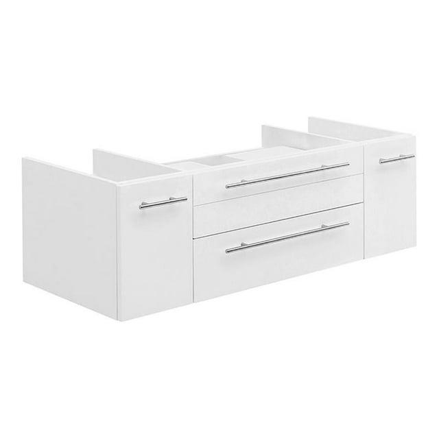 Fresca Fresca Lucera 47" Wall Mount Single Vessel Sink Bathroom Vanity Base Only (Top & Sink Not Included)