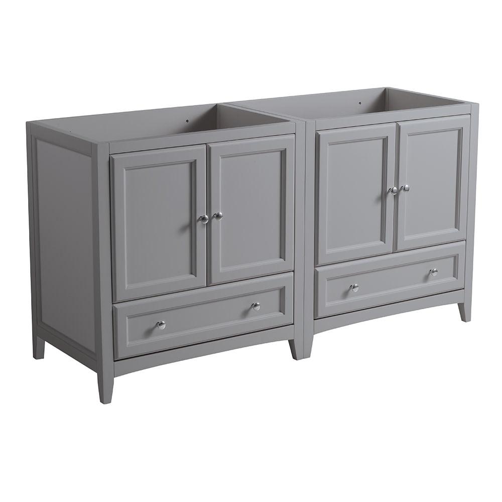 Fresca Oxford 59" Free-Standing Double Sink Bathroom Vanity Base Only