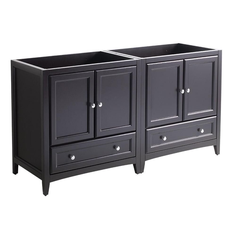 Fresca Oxford 59" Free-Standing Double Sink Bathroom Vanity Base Only