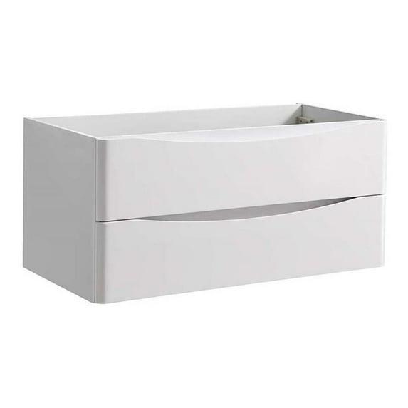 Fresca Tuscany 40" Wall Mount Single Sink Bathroom Vanity Base Only (Top and Sink Not Included)