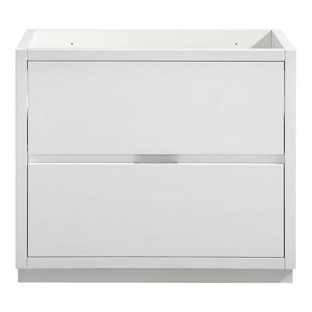 Valencia 36" Freestanding Single Modern Bathroom Cabinet - Cabinet Only (Top and Sink Not Included)