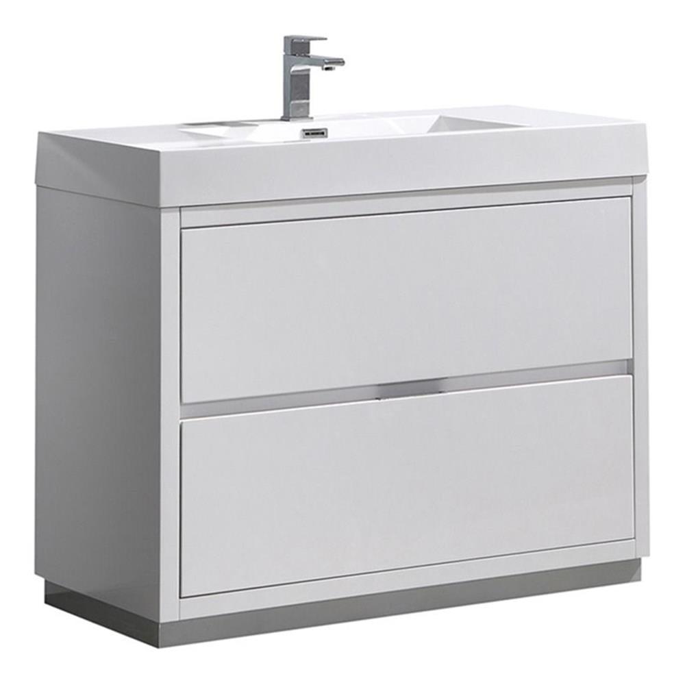 Valencia 40" Freestanding Single Sink Bathroom Vanity with Top and Sink (Faucet Not Included)