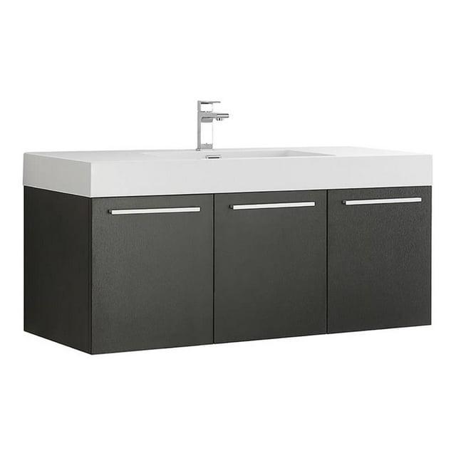 Fresca Vista 47" Wall-Mounted Single Sink Bathroom Vanity Set