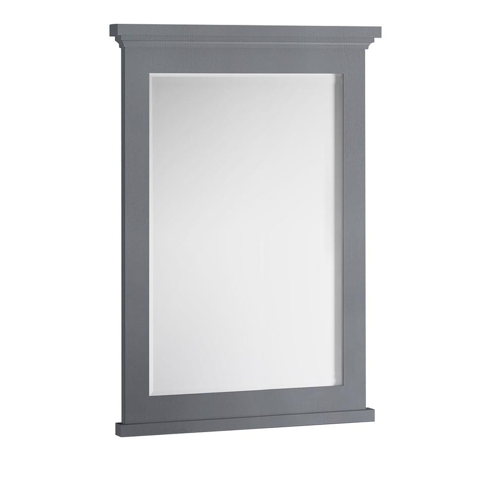 Fresca Windsor 27" Gray Textured Bathroom Mirror