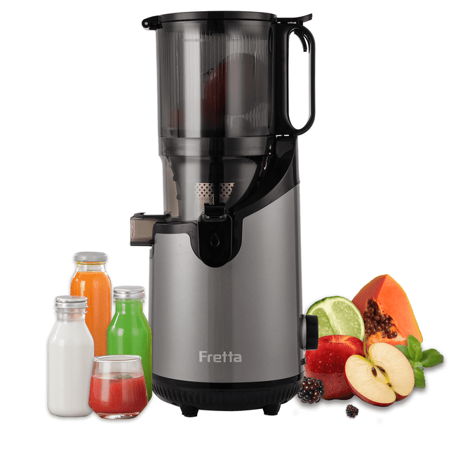 Aeitto Aeitto 250W Masticating Juicer, Cold Press with 5.3" Feed Chute & 1.7L Capacity, Easy to Clean, High Juice Yield