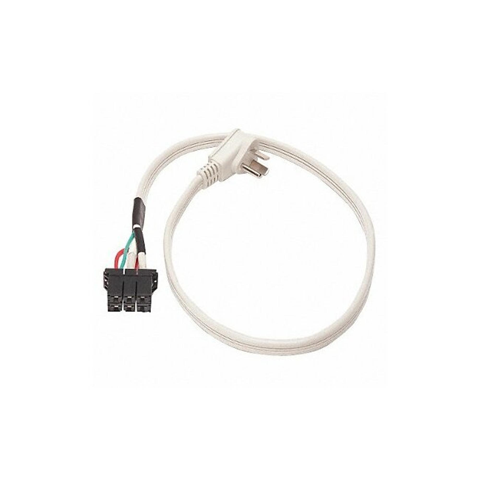 White 265VAC 20 Amp Power Cord for PTAC Units