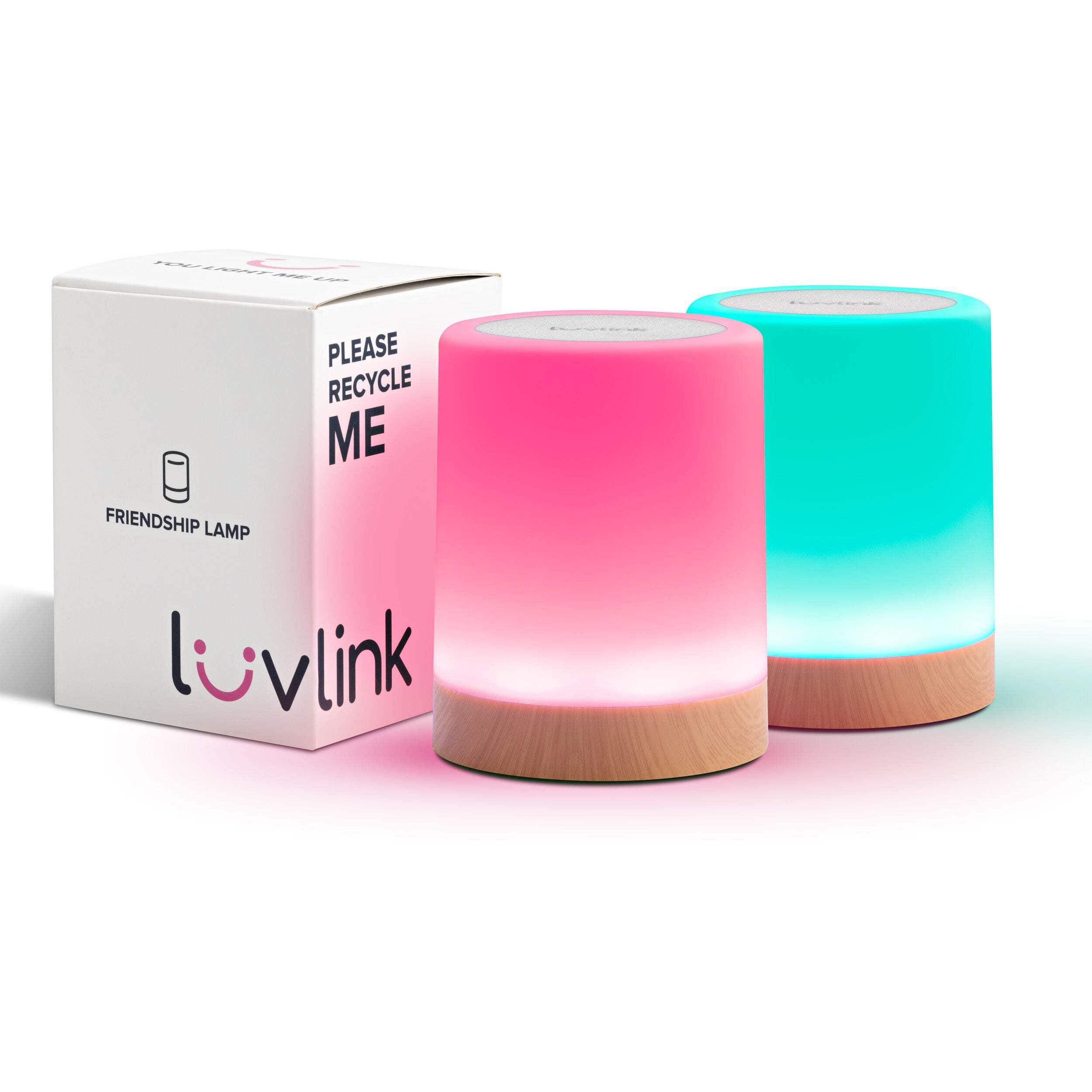 LuvLink Set of Two Color-Changing Friendship Lamps