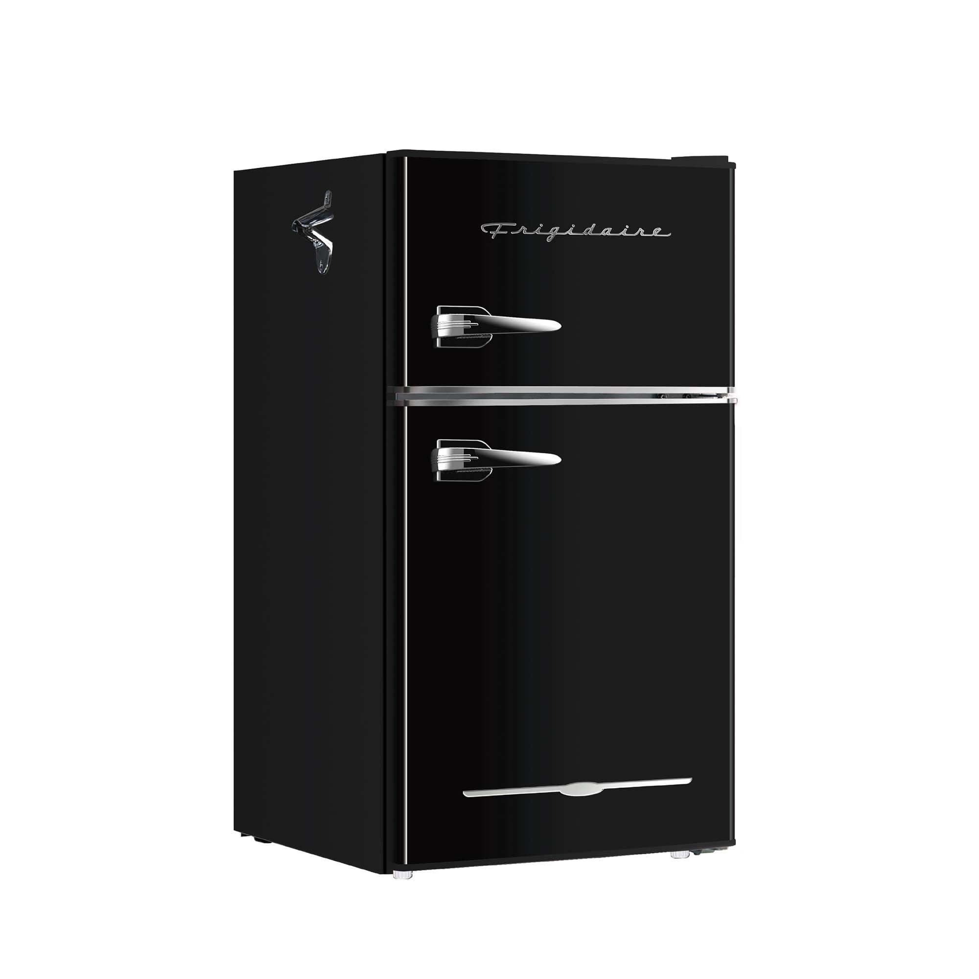 Frigidaire 3.2-Cu Ft. 2-Door Retro Compact Bar Fridge With Freezer And Side Bottle Opener