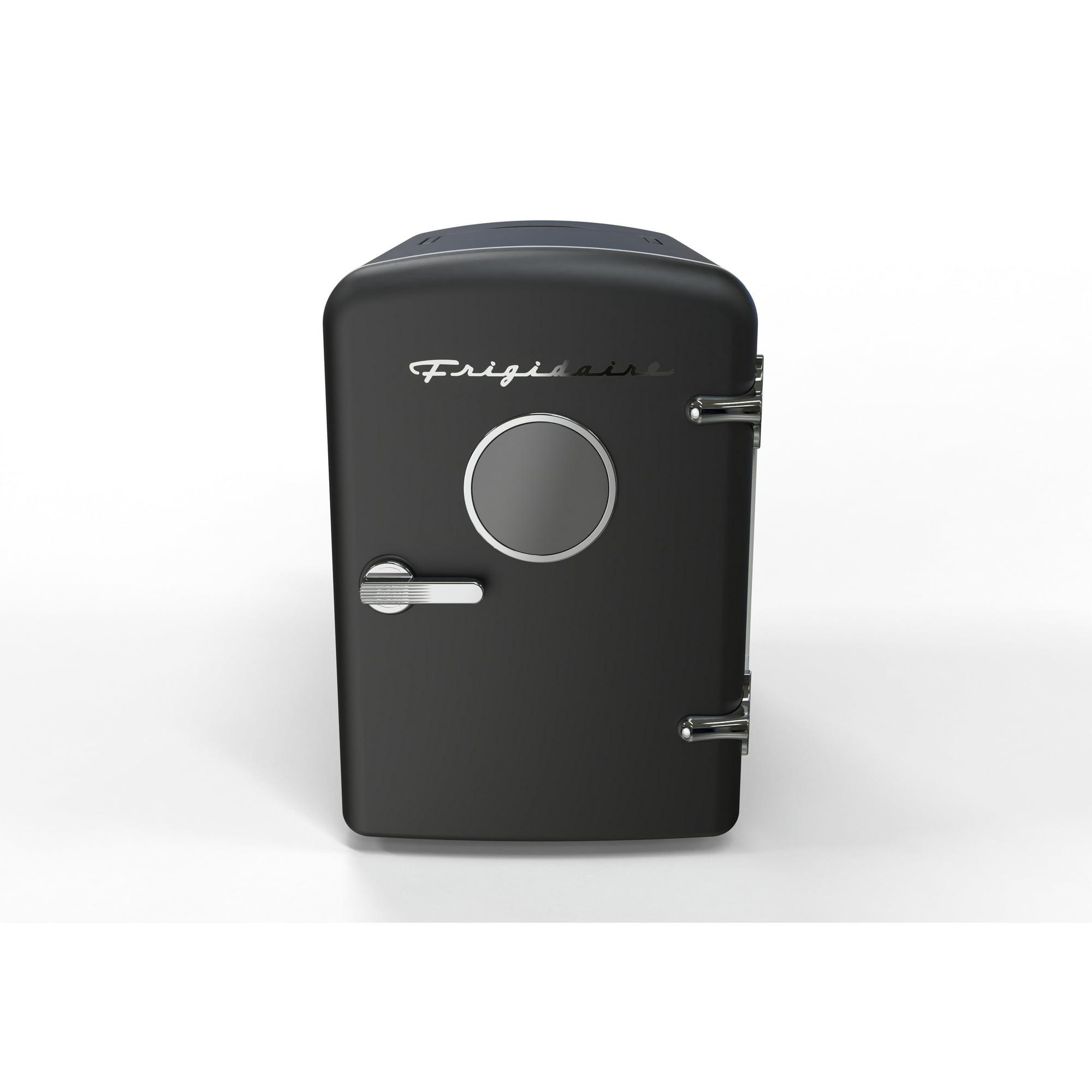 Frigidaire, 6 Can/4L Mini Personal Retro Fridge Cooler, EFMIS229, Black