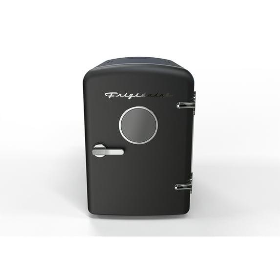 Frigidaire, 6 Can/4L Mini Personal Retro Fridge Cooler, EFMIS229, Black