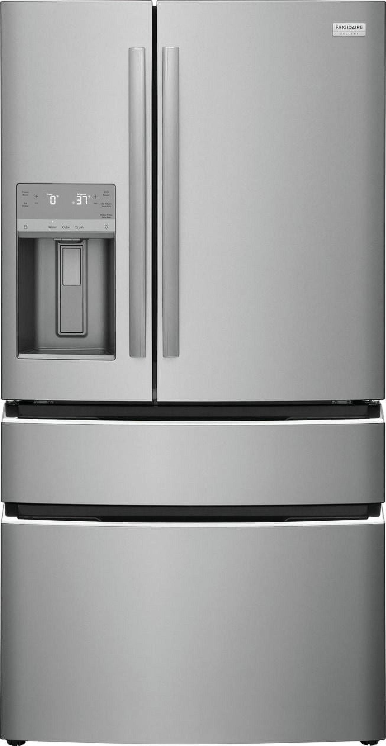 36" Stainless Steel French Door Refrigerator with Ice Maker