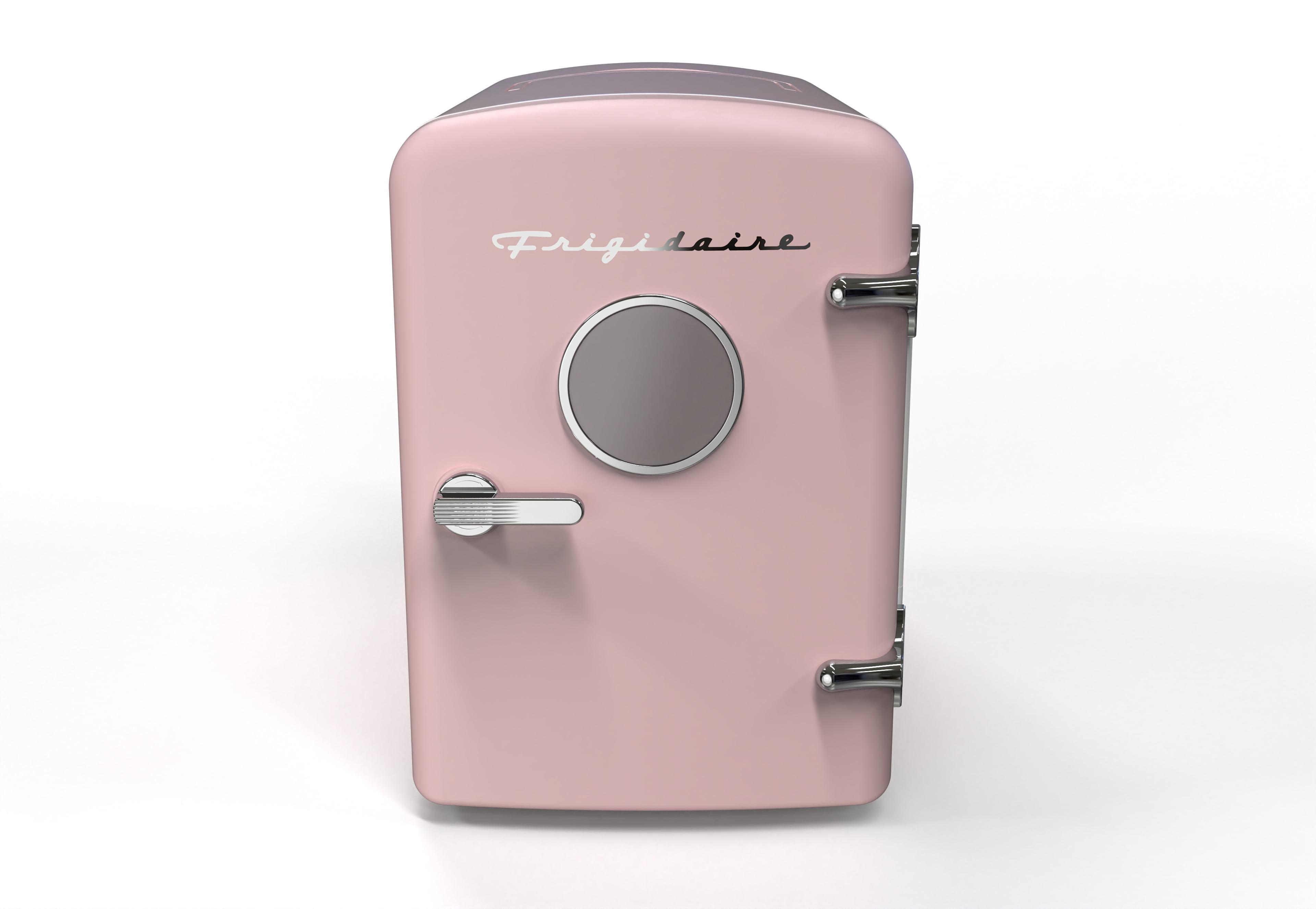 Frigidaire Retro Mini Fridge Cooler, Holds Up to 9 Cans, Portable Fridge for Car, Office, Bedroom, Dorm Room