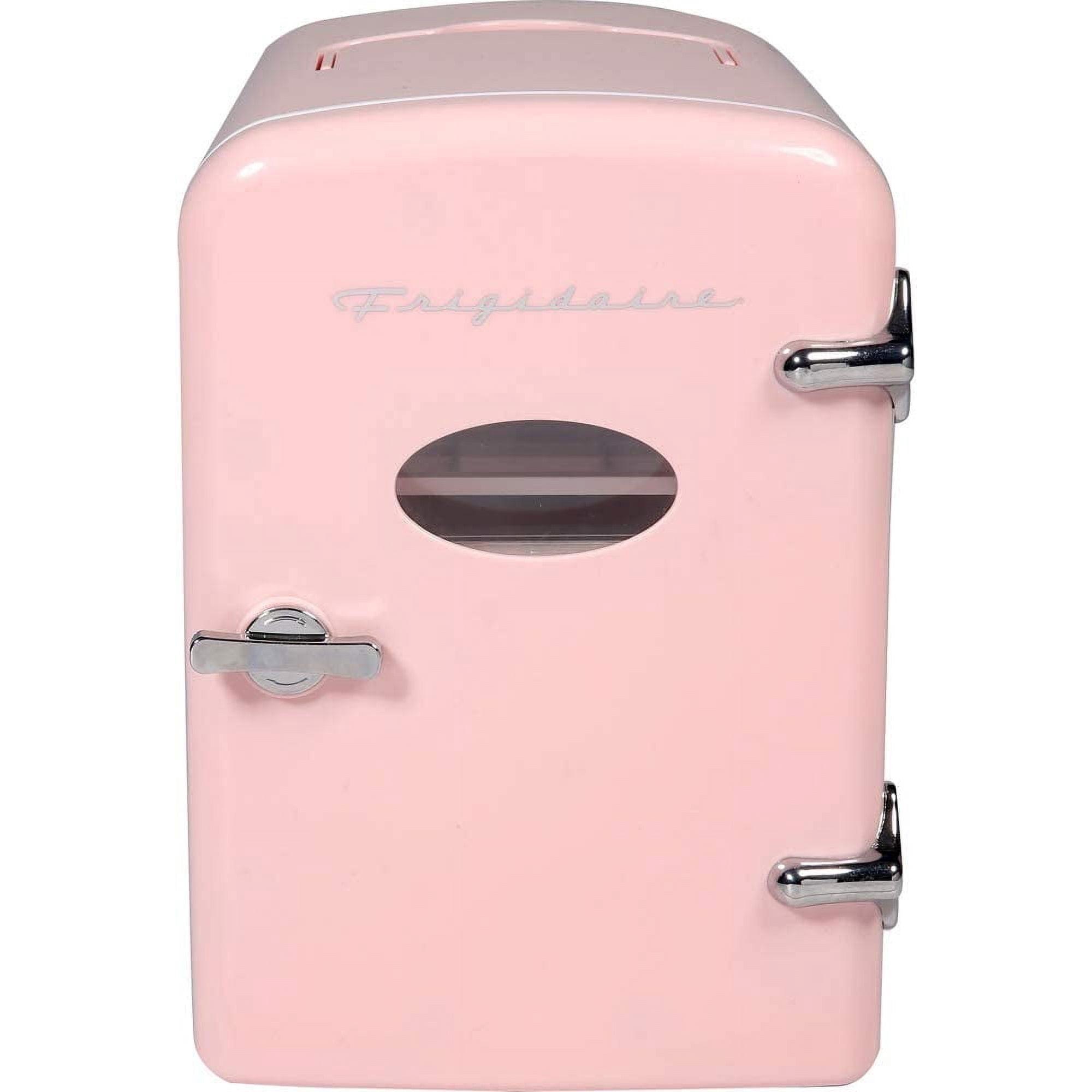 Frigidaire Retro Mini Fridge Cooler, Holds Up to 9 Cans, Portable Fridge for Car, Office, Bedroom, Dorm Room
