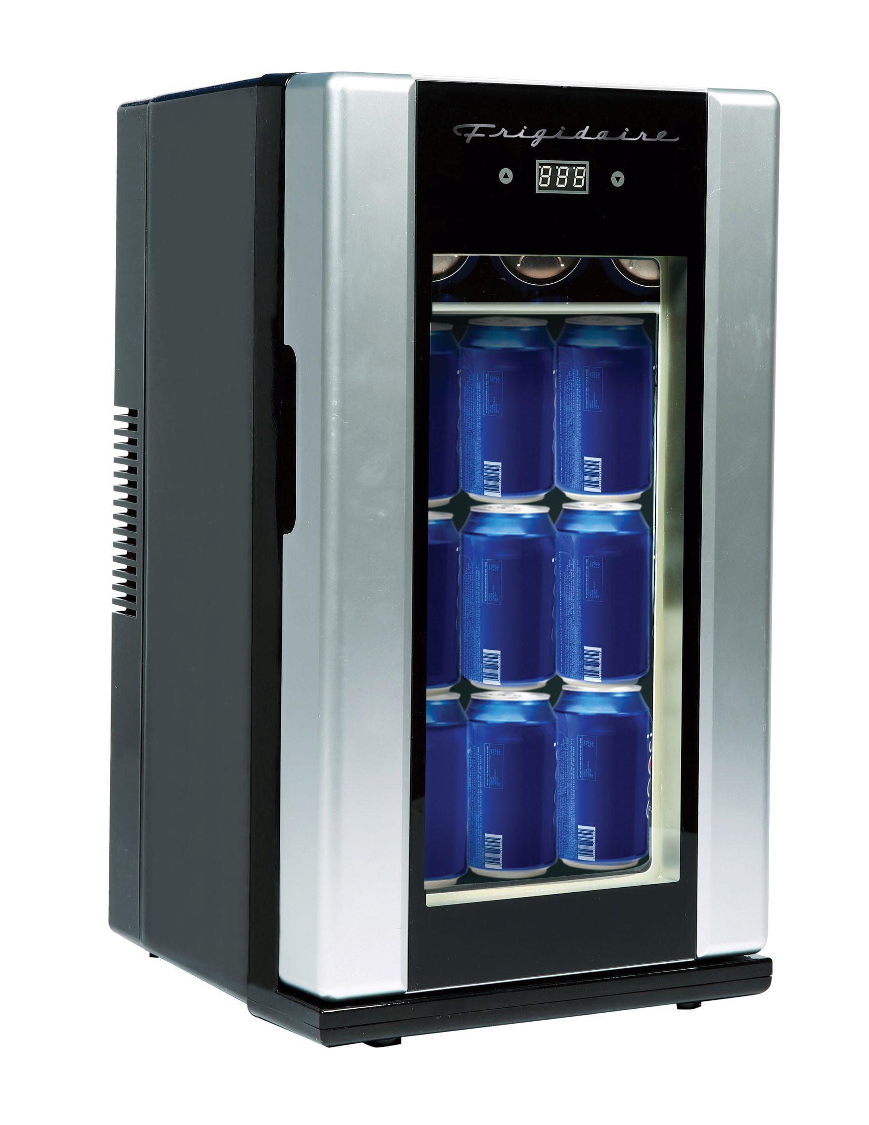 Frigidaire FRIGIDAIRE 18 Can OR 4 Wine Bottle Retro Beverage Fridge, Temperature Control, Thermoelectric