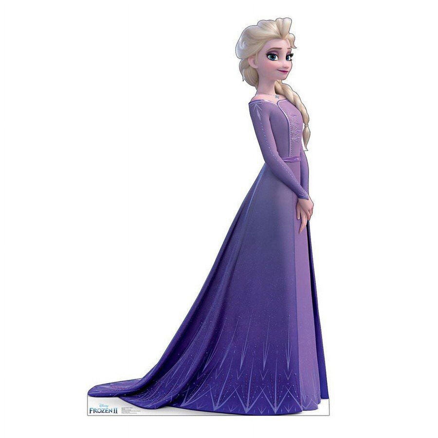 Frozen 2 Elsa Life-Size Purple Cardboard Standup