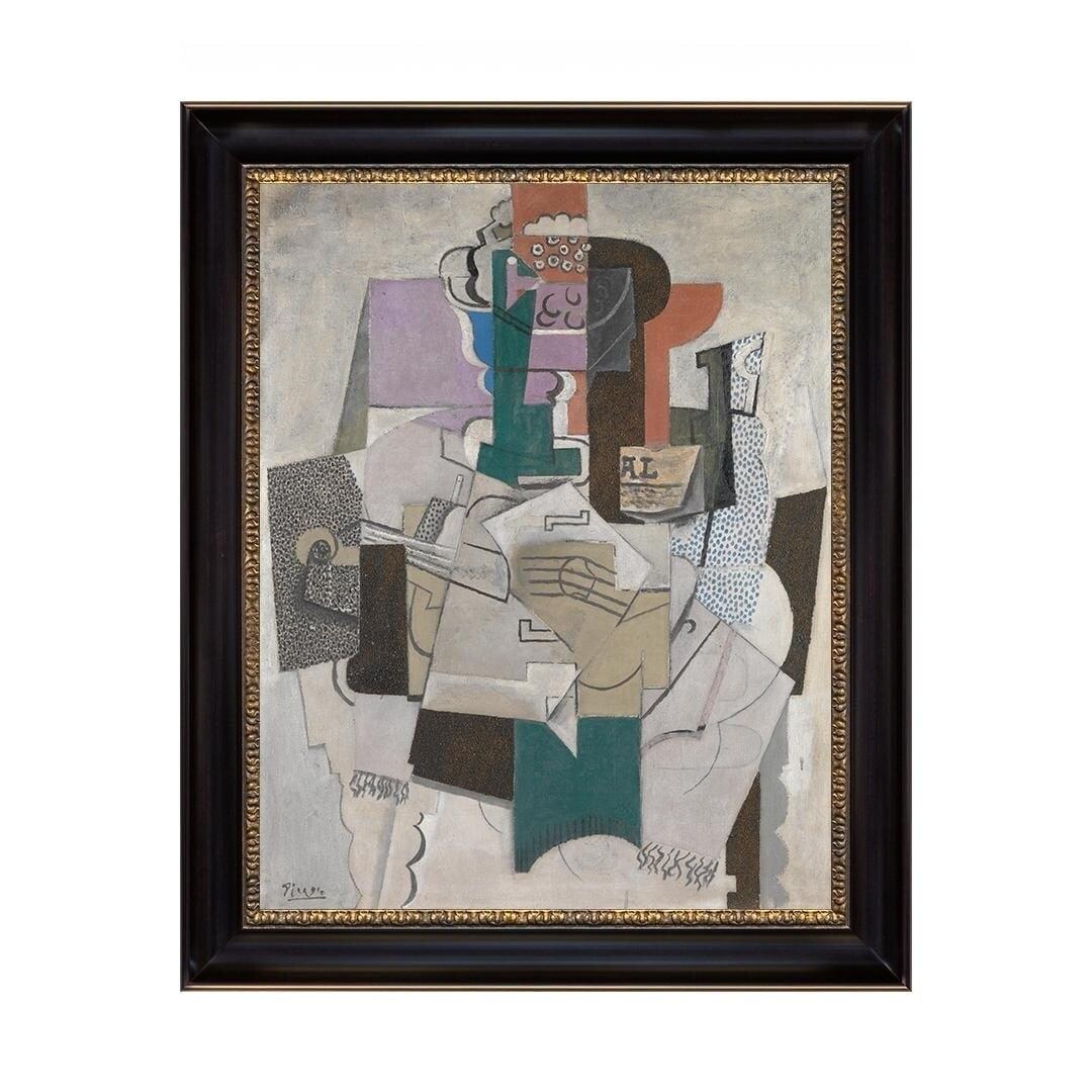 Pablo Picasso Abstract Canvas Print with Black Frame 20" x 24"