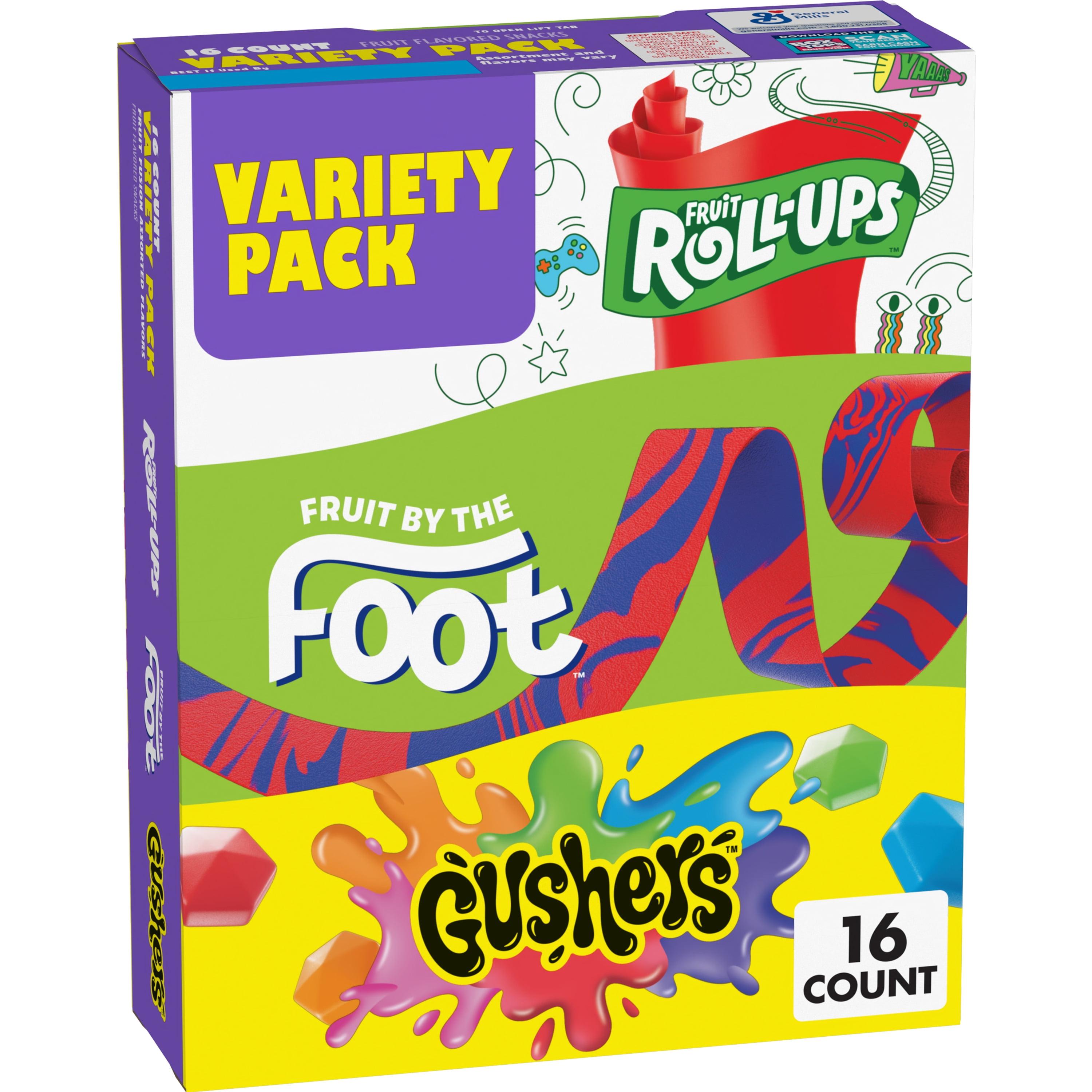 Fruit Flavored Variety Snacks - 16ct/10.2oz