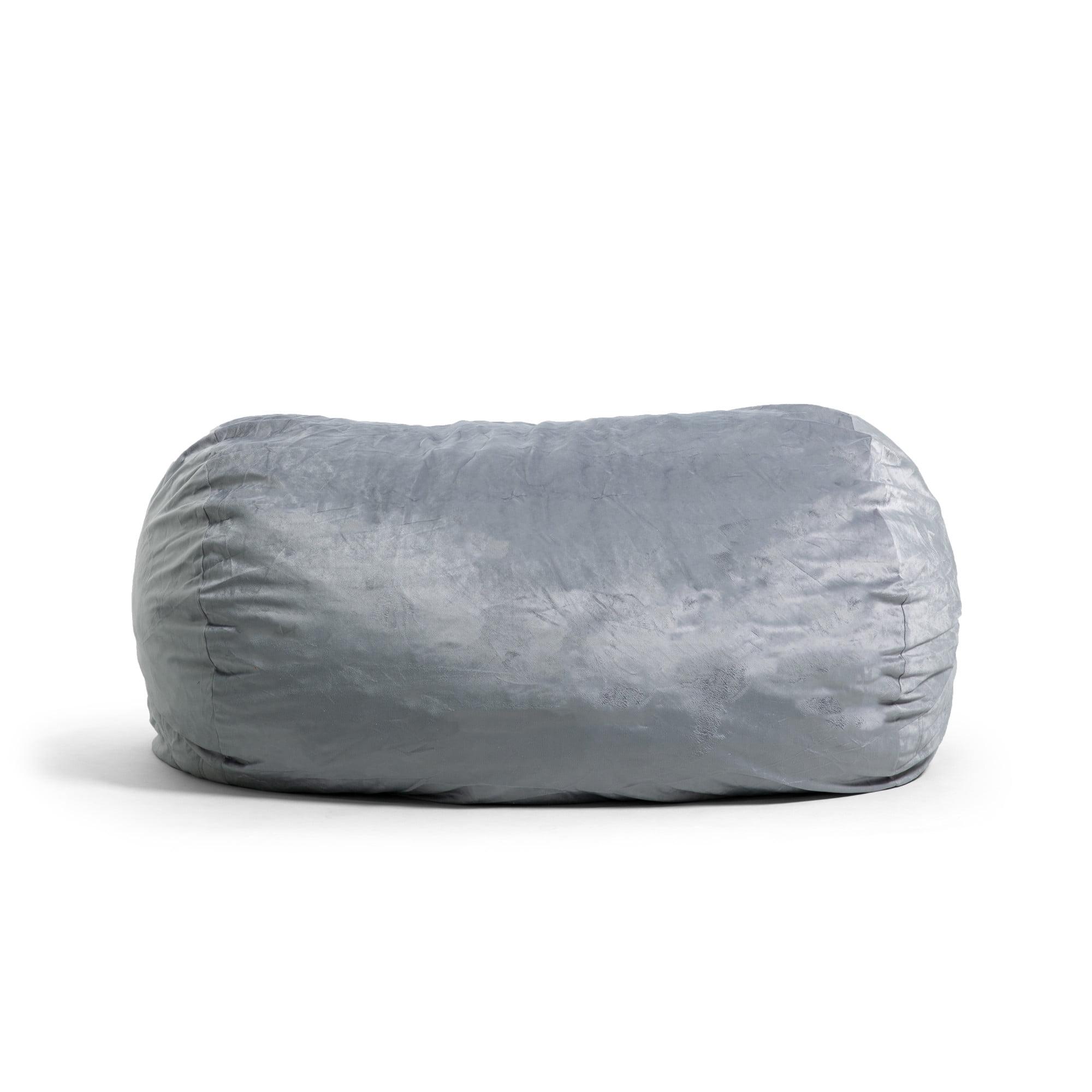 Big Joe Extra Large Memory Foam Bean Bag Sofa with Soft Removable Cover