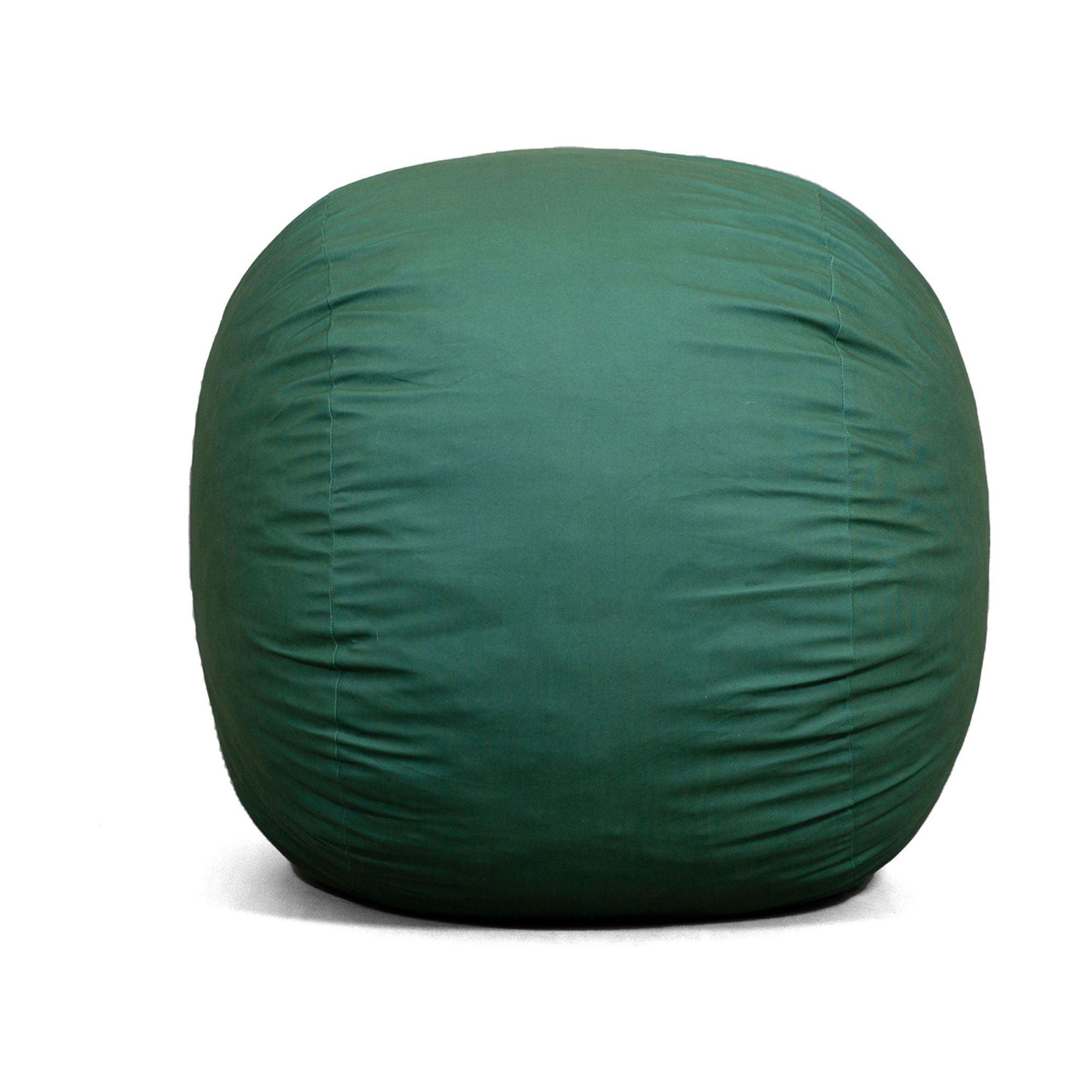 Big Joe Medium 3 Foot Foam Filled Bean Bag Chair with Soft Removeable Cover