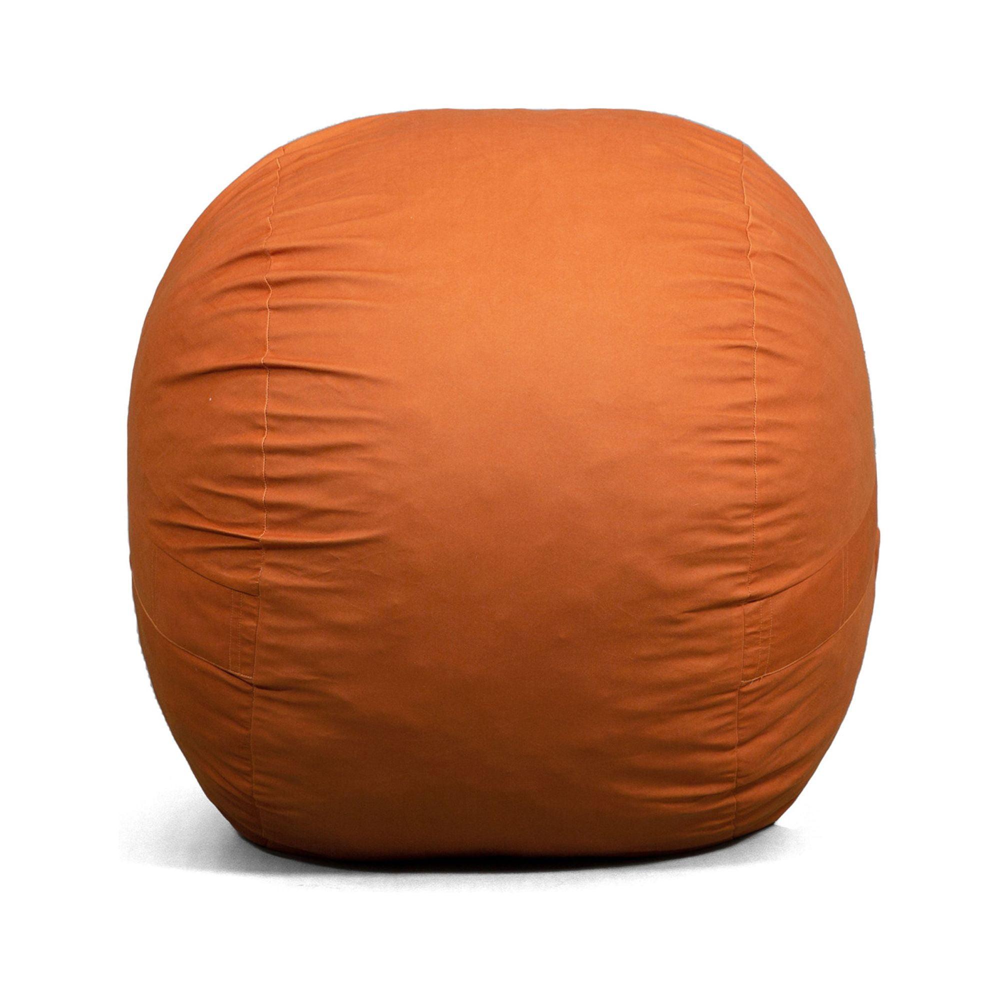 Big Joe Medium 3 Foot Foam Filled Bean Bag Chair with Soft Removeable Cover