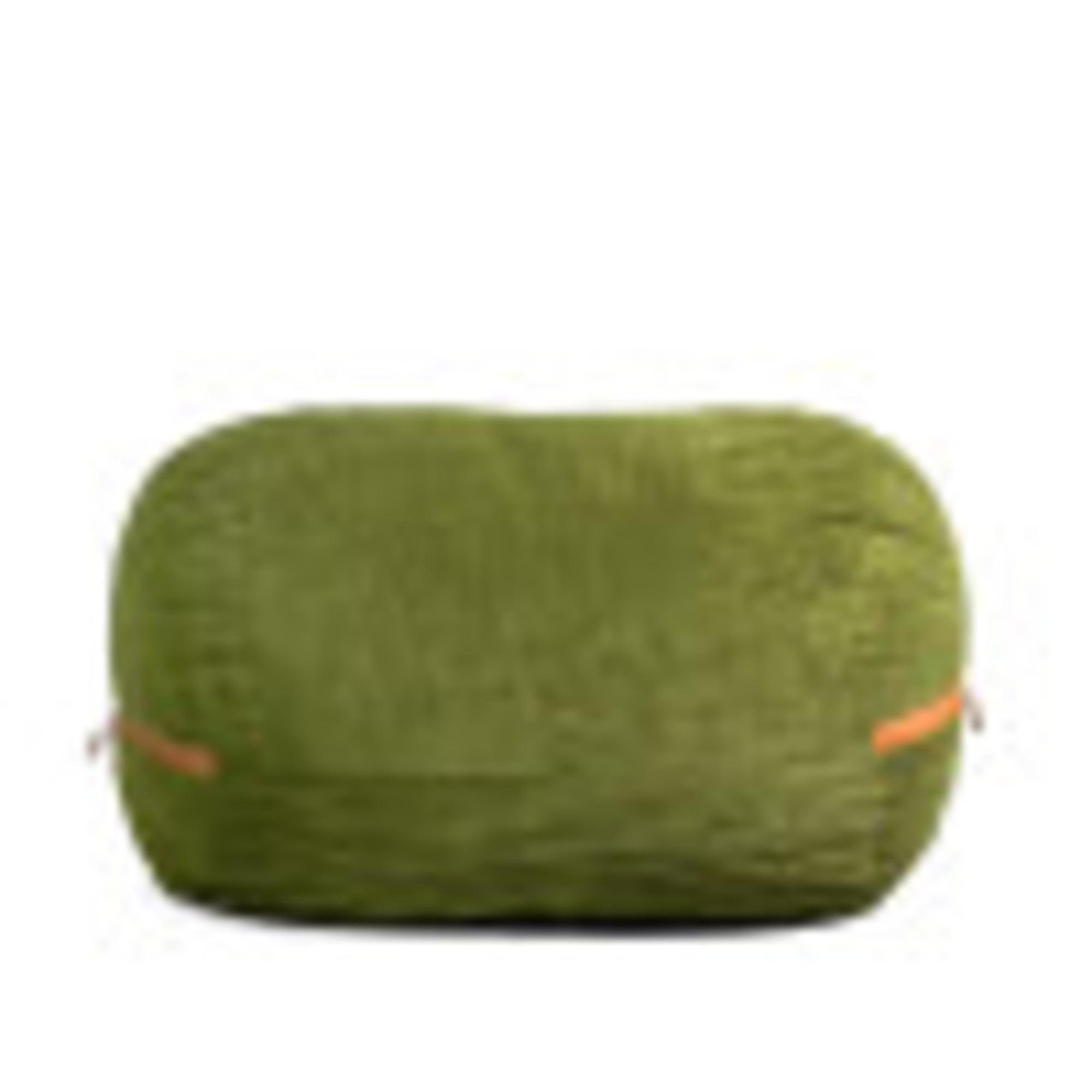 Big Joe Foam Filled Bean Bag Chair with Removable Cover, Corded Plush, Vegan Leather Accents, Medium to XXL Size