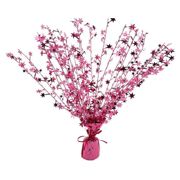 Fun Express Pink Foil Spray Centerpiece