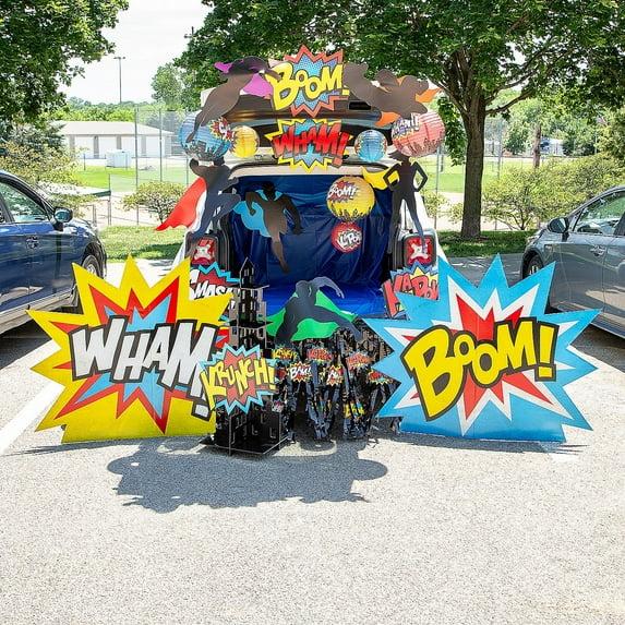 Fun Express Superhero City Trunk-or-Treat Decorating Kit - 23 Piece