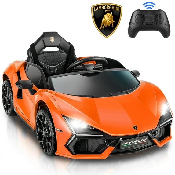 Hetoy 12V Kids Ride On Car, Licensed Lamborghini Revuelto Electric Car For Kids