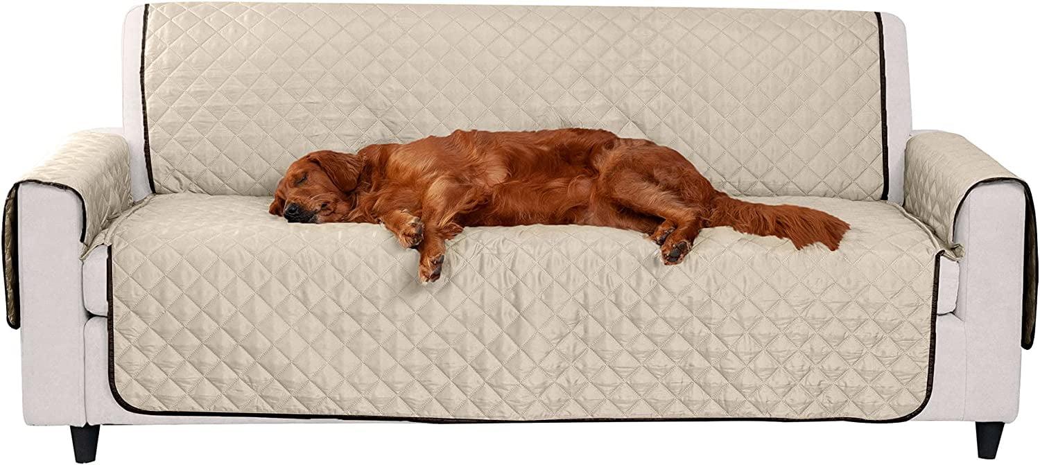 FurHaven Reversible Water-Resistant Small Sofa Loveseat Cover Furniture Protector
