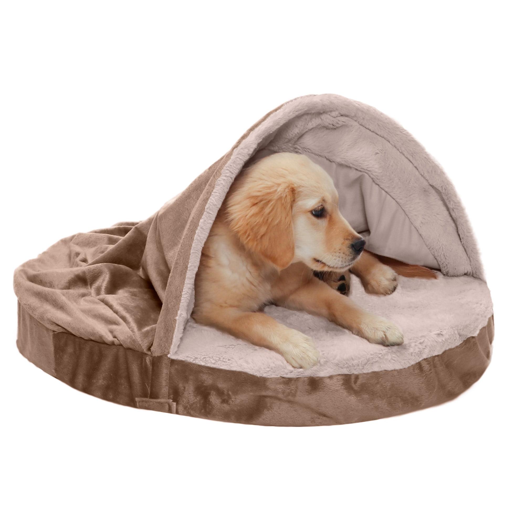 Wave Fur & Velvet Snuggery Memory Top Foam Dog Bed