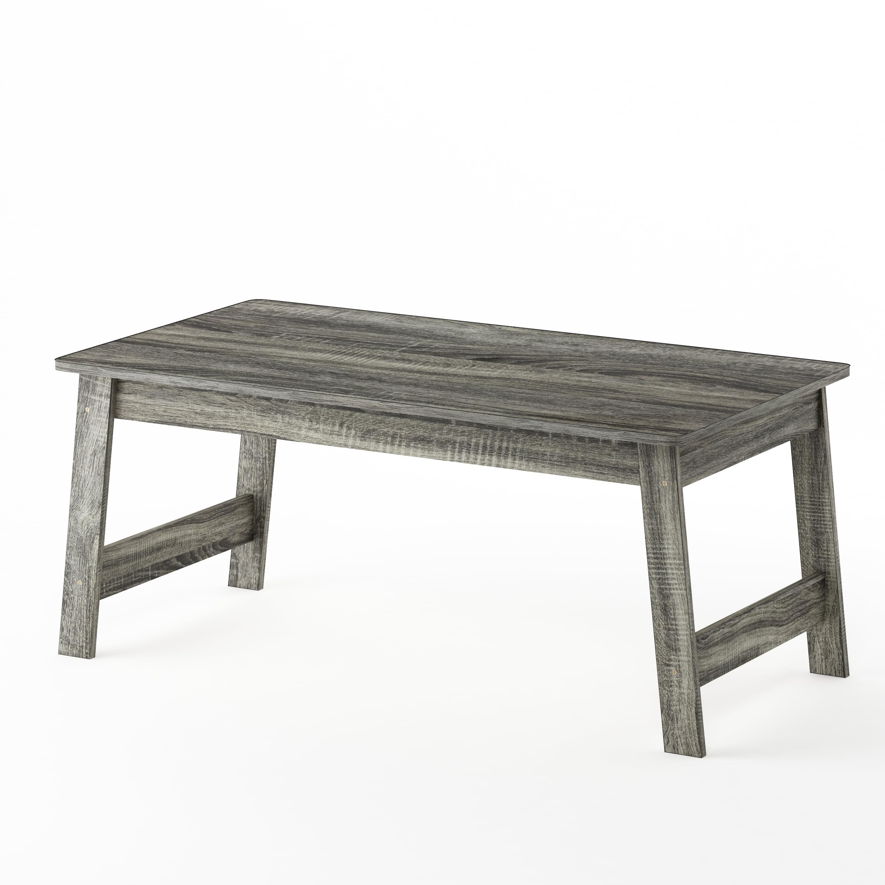 French Oak Grey Cottage Rectangular Wood Coffee Table