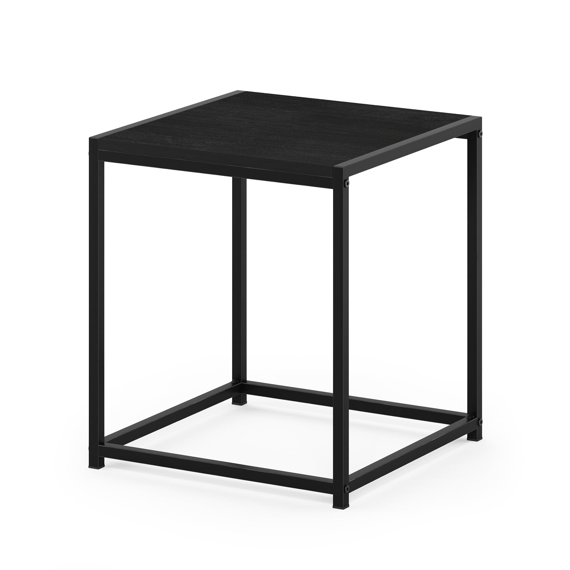 Moderno Square Americano Wood & Metal End Table