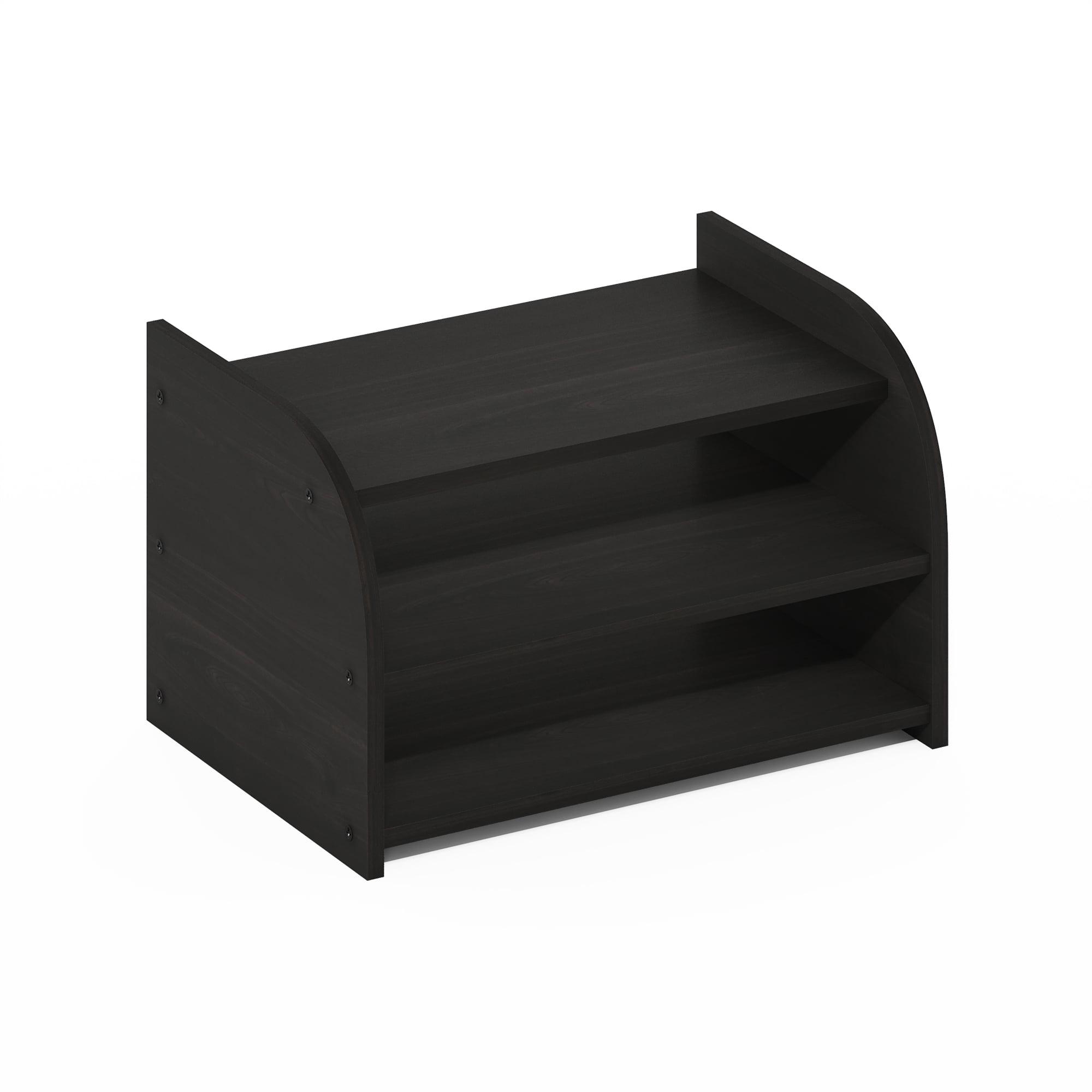 Furinno Classic 3-Tier Desk Top Organizer, Espresso